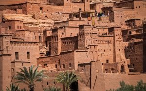 Torres de adobe del ksar de Ait Ben Haddou, Patrimonio Mundial de la Unesco
