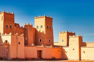 Taourirt Kasbah in Ouarzazate on the way to Marrakech