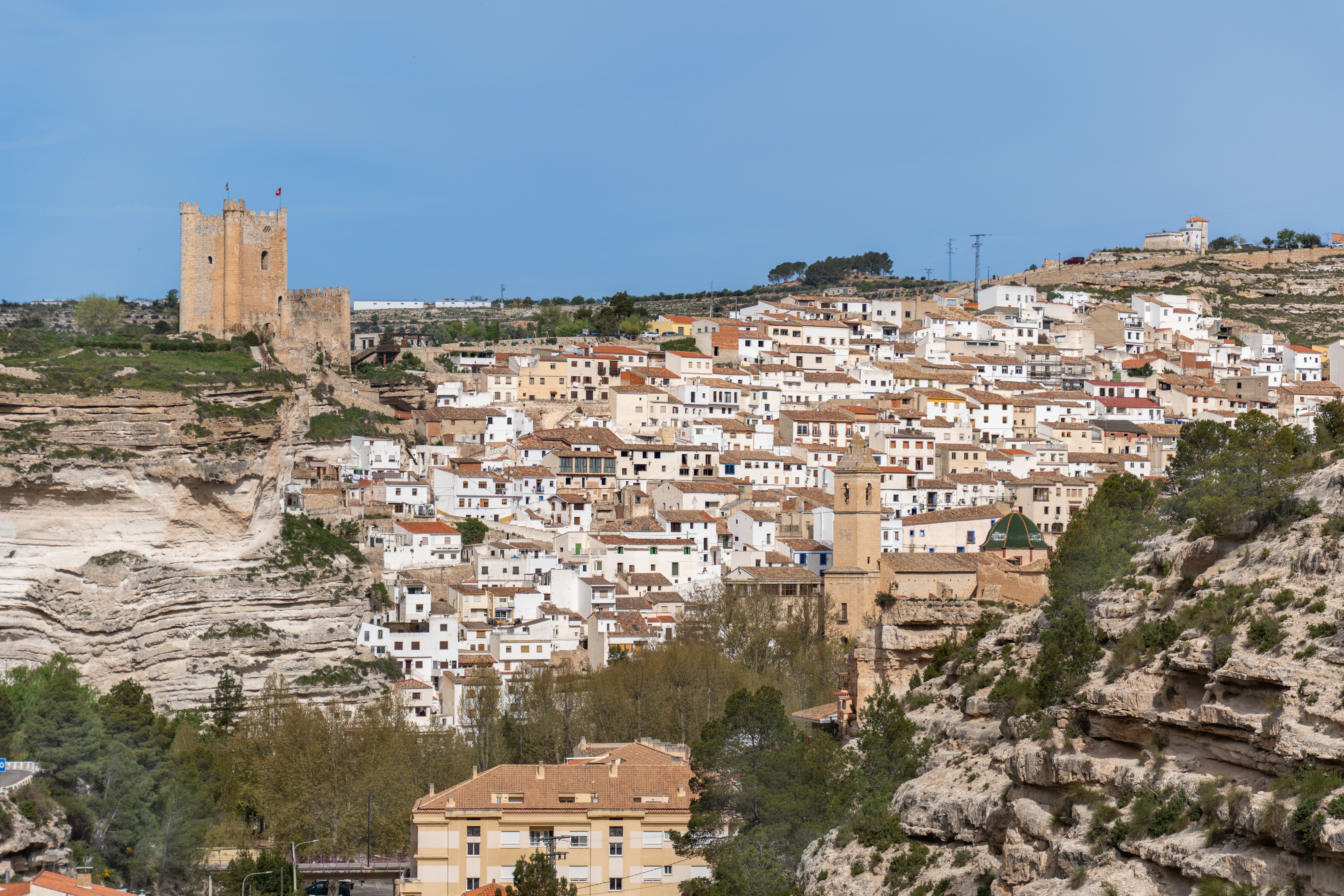 Vista de la medina blanca de Tetuán Marruecos desde el mirador del cementerio